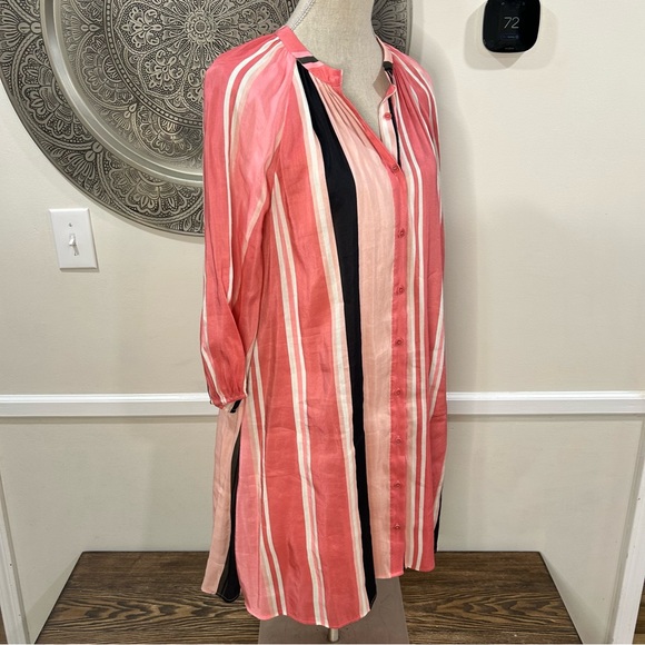 A Piece Apart New York pink, black striped dress - Size 8 - Picture 4 of 11